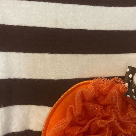Emily Rose Boutique Pumpkin Top/Tunic, Size 2T Brown Orange Fall Thanksgiving - Picture 4 of 7